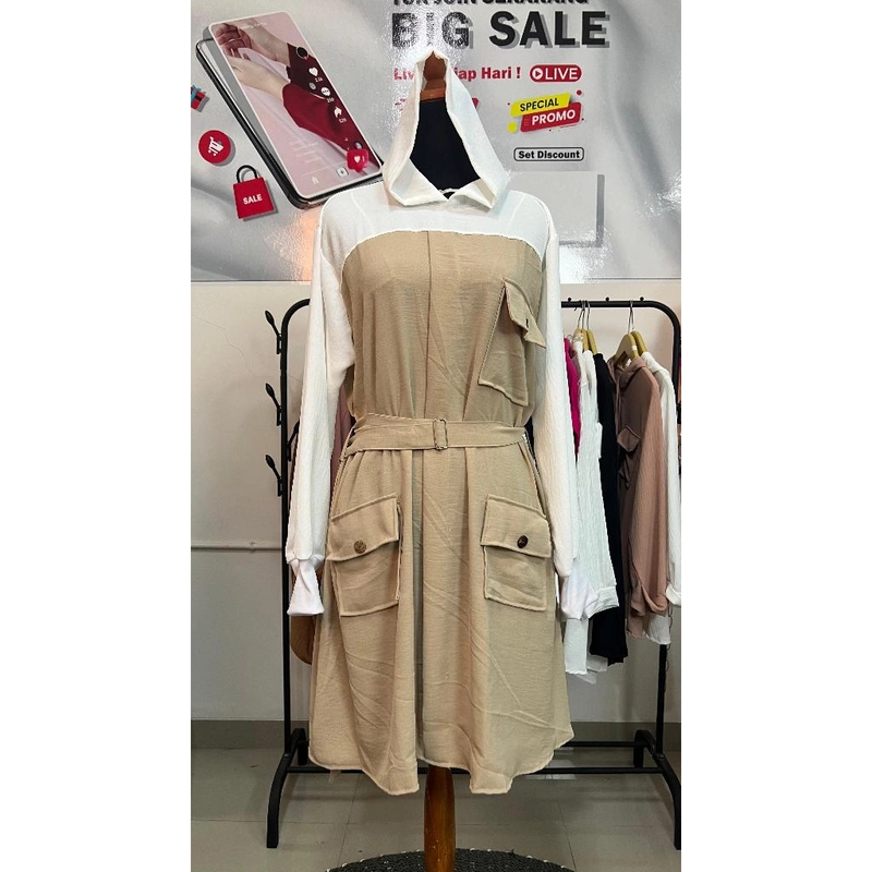 Product image Sseolshop - Kemala tunik wanita terbaru 2025 / baju atasan wanita terbaru M Krem