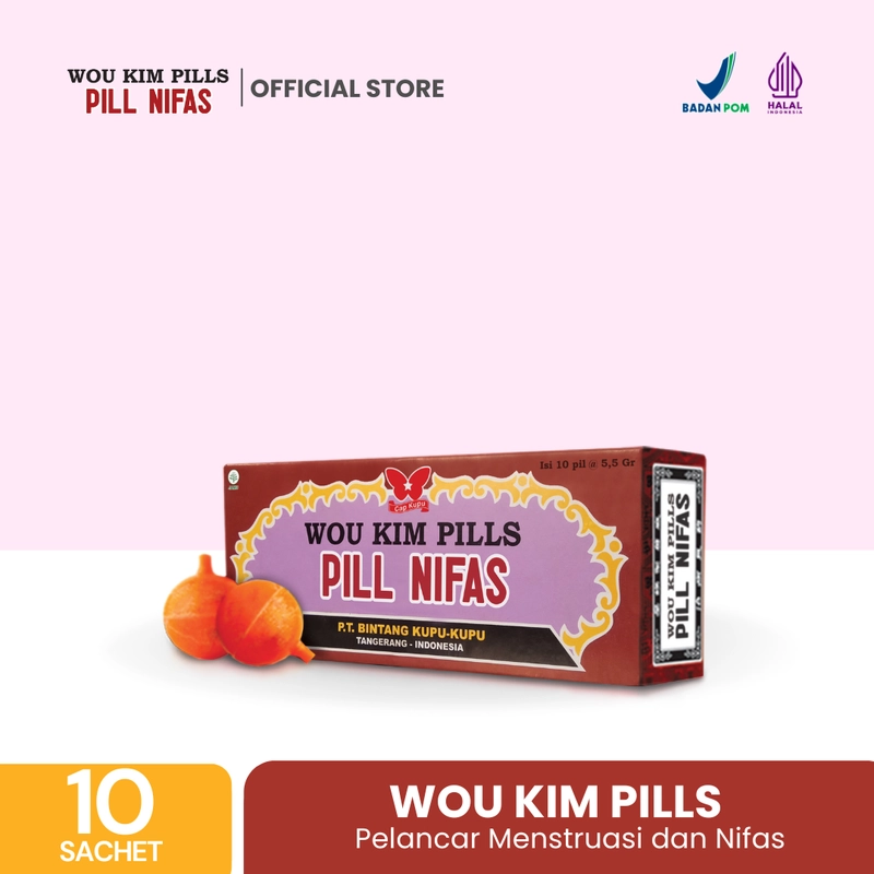 Product image Wou Kim Pills 10 Pil - Obat Pelancar Menstruasi & NifasWou Kim 10 Kapsul