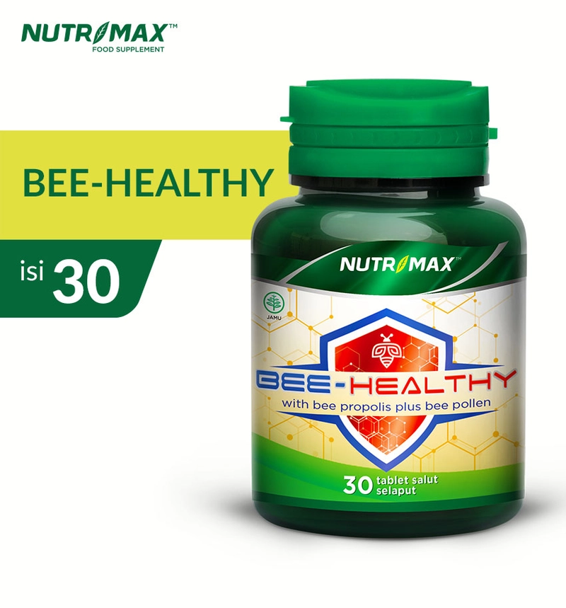 Product image Nutrimax Bee Healthy Isi 30 Tablet Antioksidan Daya Tahan Tubuh Imunitas 350g 30 Tablet