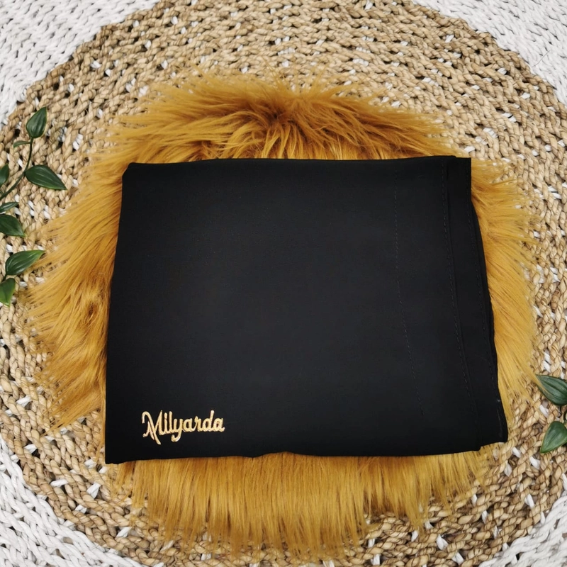 Product image Milyarda Hijab - Hijab Instan Twinara Kerudung Pashmina all size hitam