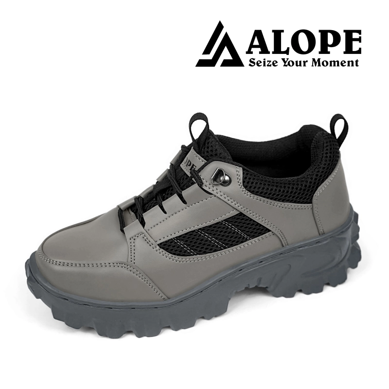 Product image ALOPE OFFICIAL - ALOPE - SEPATU DIZON UJUNG BESI 42 ABU