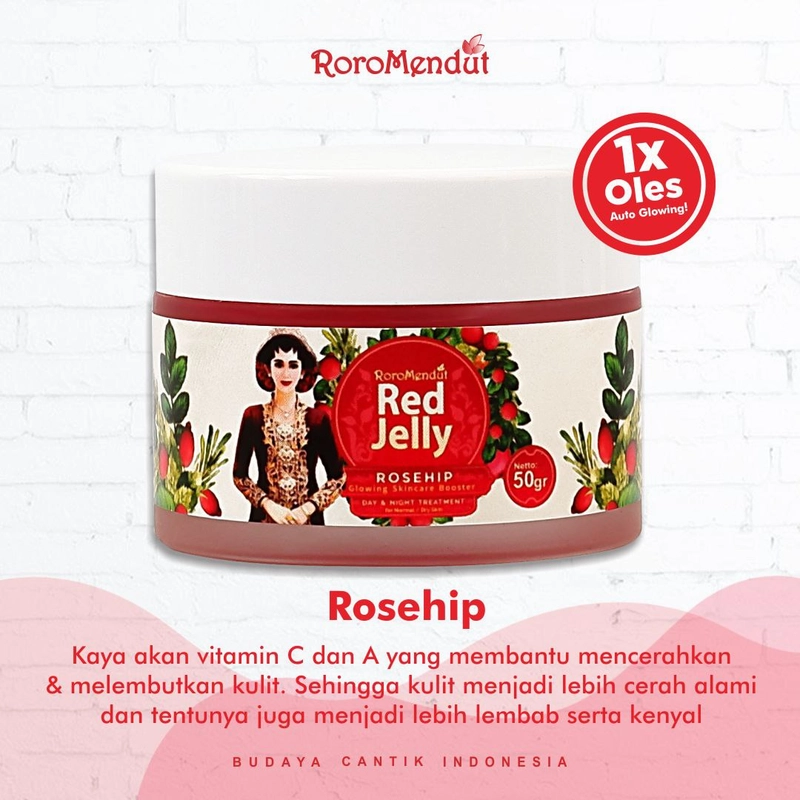 Product image Glowing Jelly Red Rosehip Green Jelly Centella Asiatica Tamanu Orange Jelly Skincare Booster 50g Red Jelly Rosehip