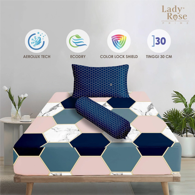 Product image LADY ROSE OFFICIAL - Lady Rose Prime - Sprei Pikka 120x200x30 Single 120