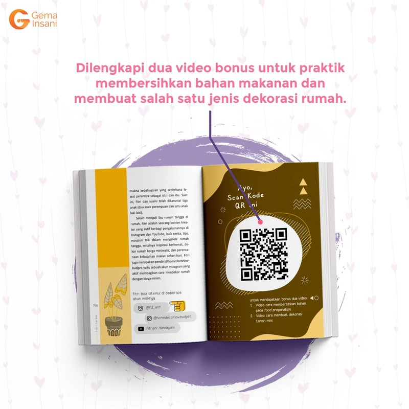 Product image 1 Set Buku Istri Cerdas & Wife Diary 21 x 15 HC