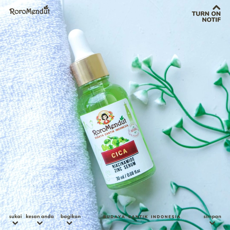 Product image Roro Mendut Skincare - Serum Centella Asiatica Niacinamid Zinc Serum Anti Jerawat 30ml Cica Niacinamid