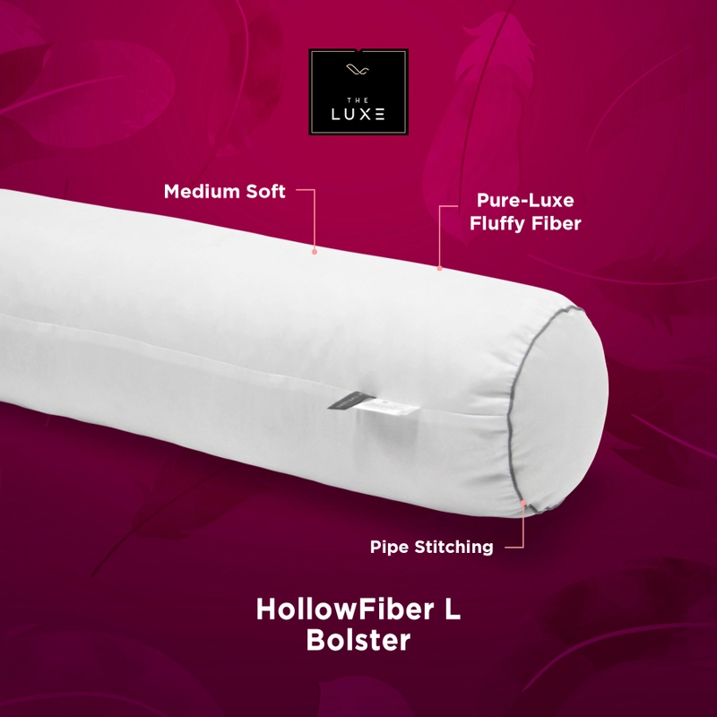 Product image THE LUXE - The Luxe Hollow Fiber L Bolster 22*83 putih