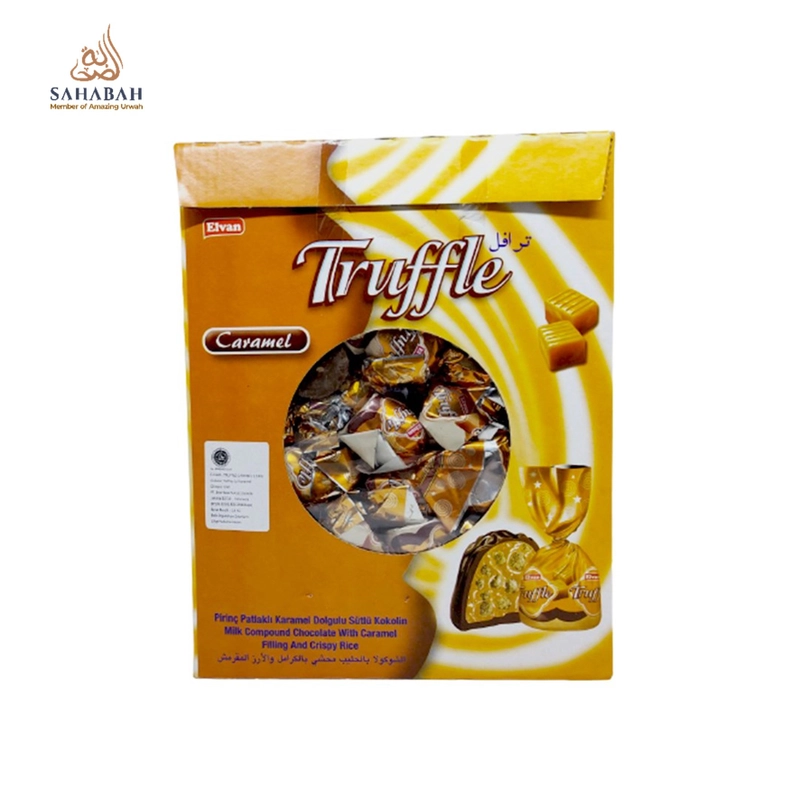 Product image Sahabah Store - Coklat Truffle Kotak - Coklat Turkey khas Arab - Coklat Arab 1,8 kg Caramel