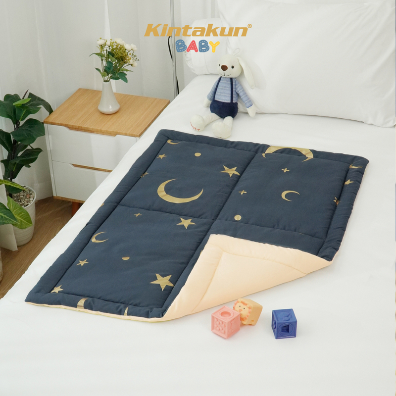 Product image [BEST SELLER] Kintakun Baby Comforter Gold Neo Katun Anti Bakteri 75x100cm 75 x 100 cm Midnight