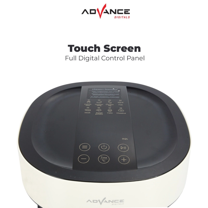Product image Advance Digitals Indonesia - Digital Air Fryer ADF-38DW Baki Kaca Transparan Glass 800 Watt 3.8 Liter Default