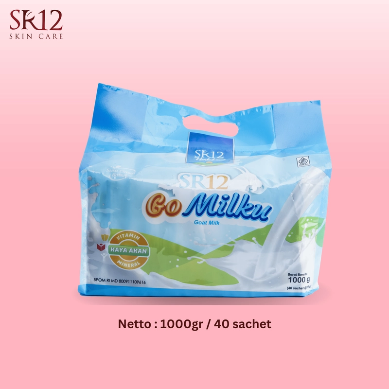 Product image SR12 Jawa Barat - SR12 Gomilku Susu Kambing Etawa Dilengkapi Daun Kelor Madu Ikan Gabus Untuk Kesehatan Tubuh Sachet 1 renteng (10 sachet original