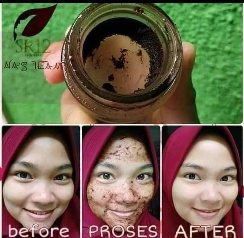 Product image SR12 Coffee Mask Memudarkan Flek Hitam Noda Hitam Bekas Jerawat 20 gr Coffee Mask