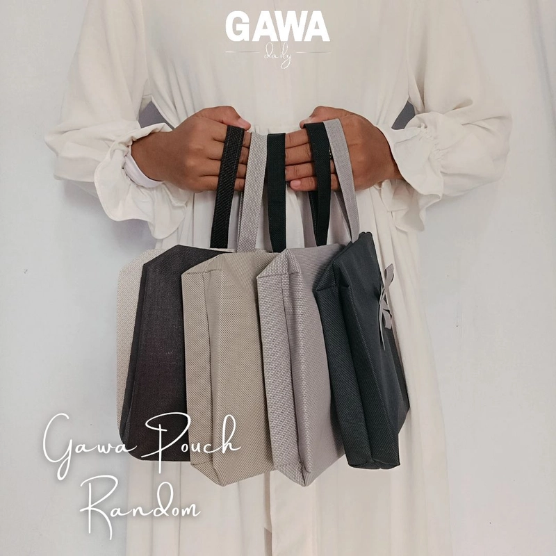 Product image Kelambine - Gawa Pouch by Gawa Daily Pouch Serbaguna Bahan Tebal Free Dustbag Gawa Pouch Random