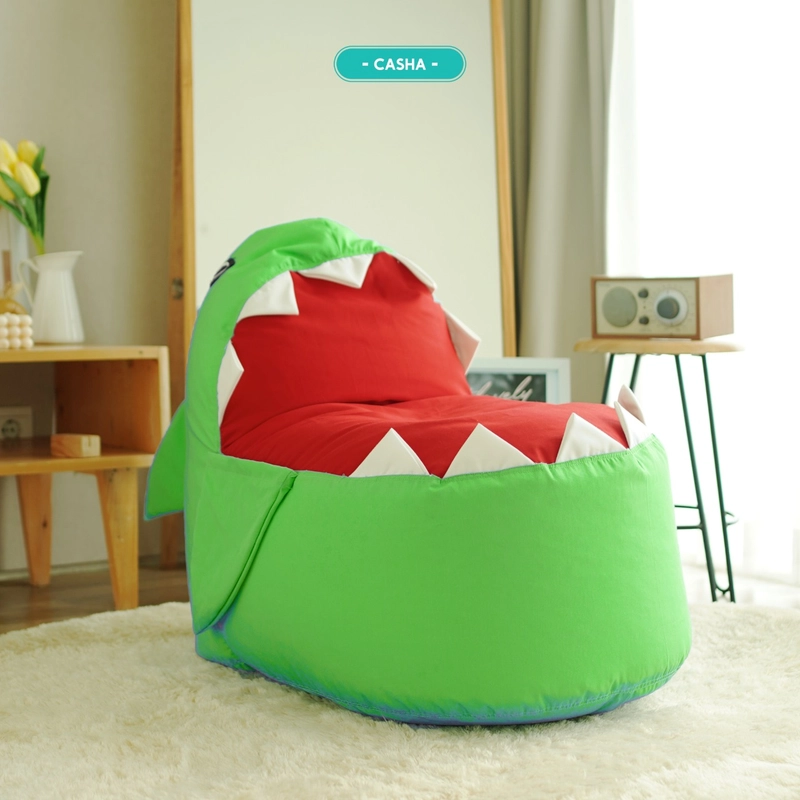 Product image Casha Official - CASHA Shark Bag - Bean Bag Anak - Sofa Anak ALLSIZE Green