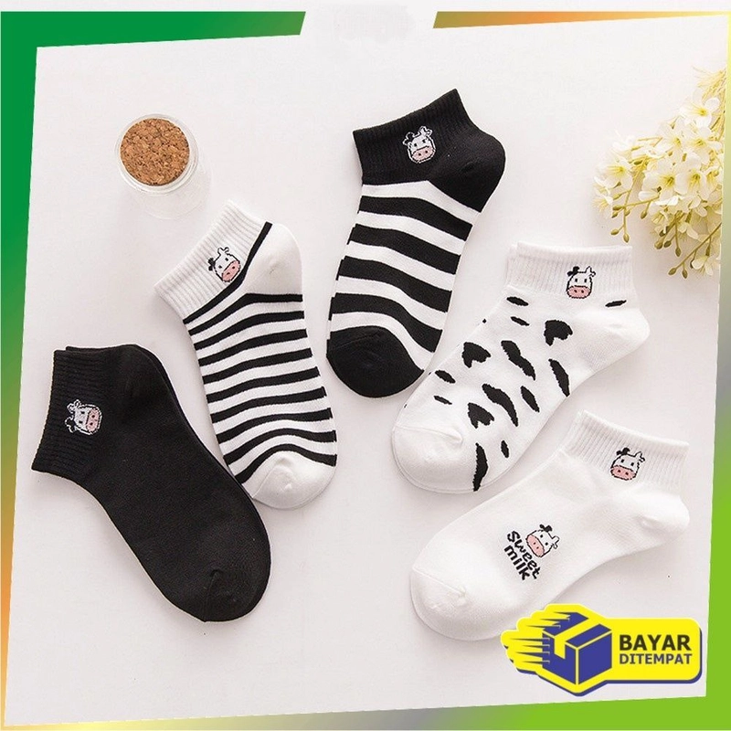 Product image Beatdrop - Kaos Kaki Lucu Motif Mamba Set Isi 5 Pasang set isi 5 pasang Motif Mamba