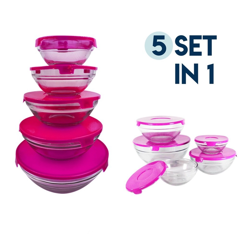 Product image Toko Mawar - Mangkok Set Susun 5 1.000 Gr Random