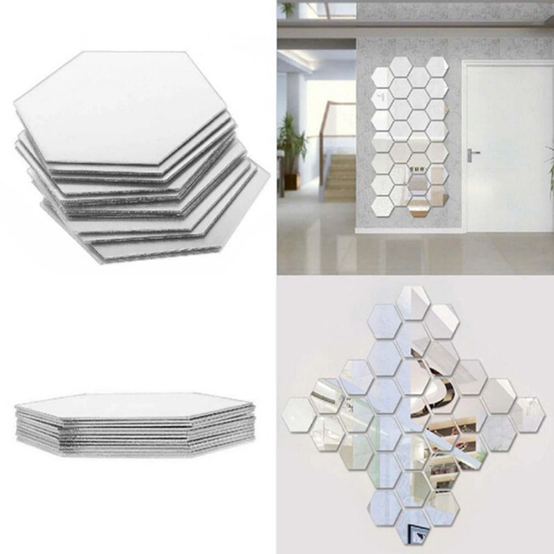 Product image KAHASIL - tiker Sticker Cermin Rias Dinding Wallpaper Tempel Anti Pecah Kaca Miror Dekorasi KMJ112 RANDOM