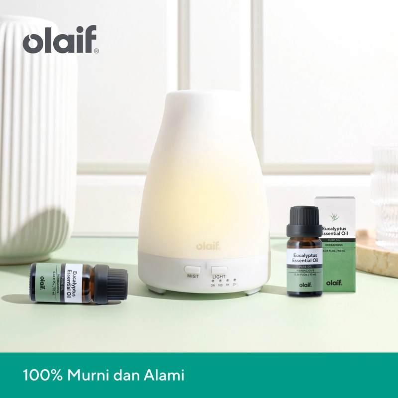 Product image Olaif Essential Oil - Pure & Natural - 10 ml - Minyak Esensial / Aromatheraphy / Aroma Terapi Oil Variant Eucalyptus