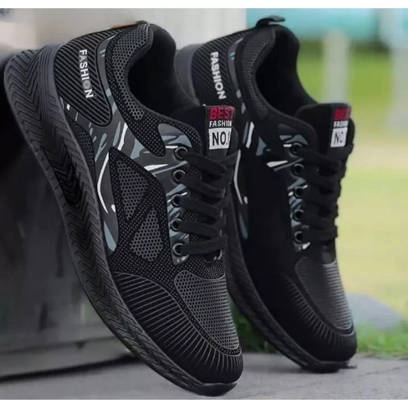Product image Koekita - Pict Real Sepatu Kets Sneakers Pria New Trendy 2022 FS-05 t 38 HITAM PUTIH