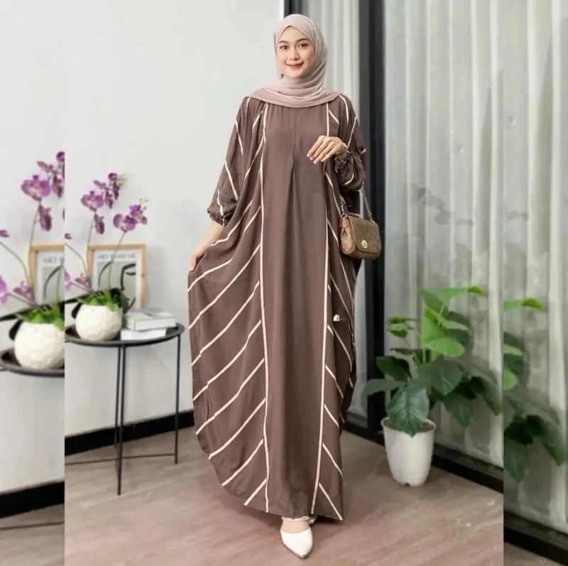 Product image Batik Ayodha - KAFTAN LULA ALLSIZE JUMBO Allsize Mocca