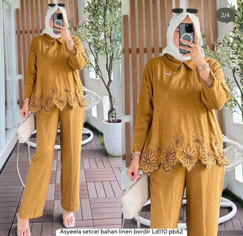 Product image Khisna collection - New oneset viral aysella pololinen Allsize Gold