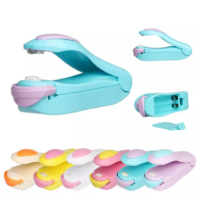 Product image KAHASIL - Alat Pres Perekat Kemasan Plastik Snack Makanan Elektrik Hand Mini Sealer Portable KMJ180 UNGU