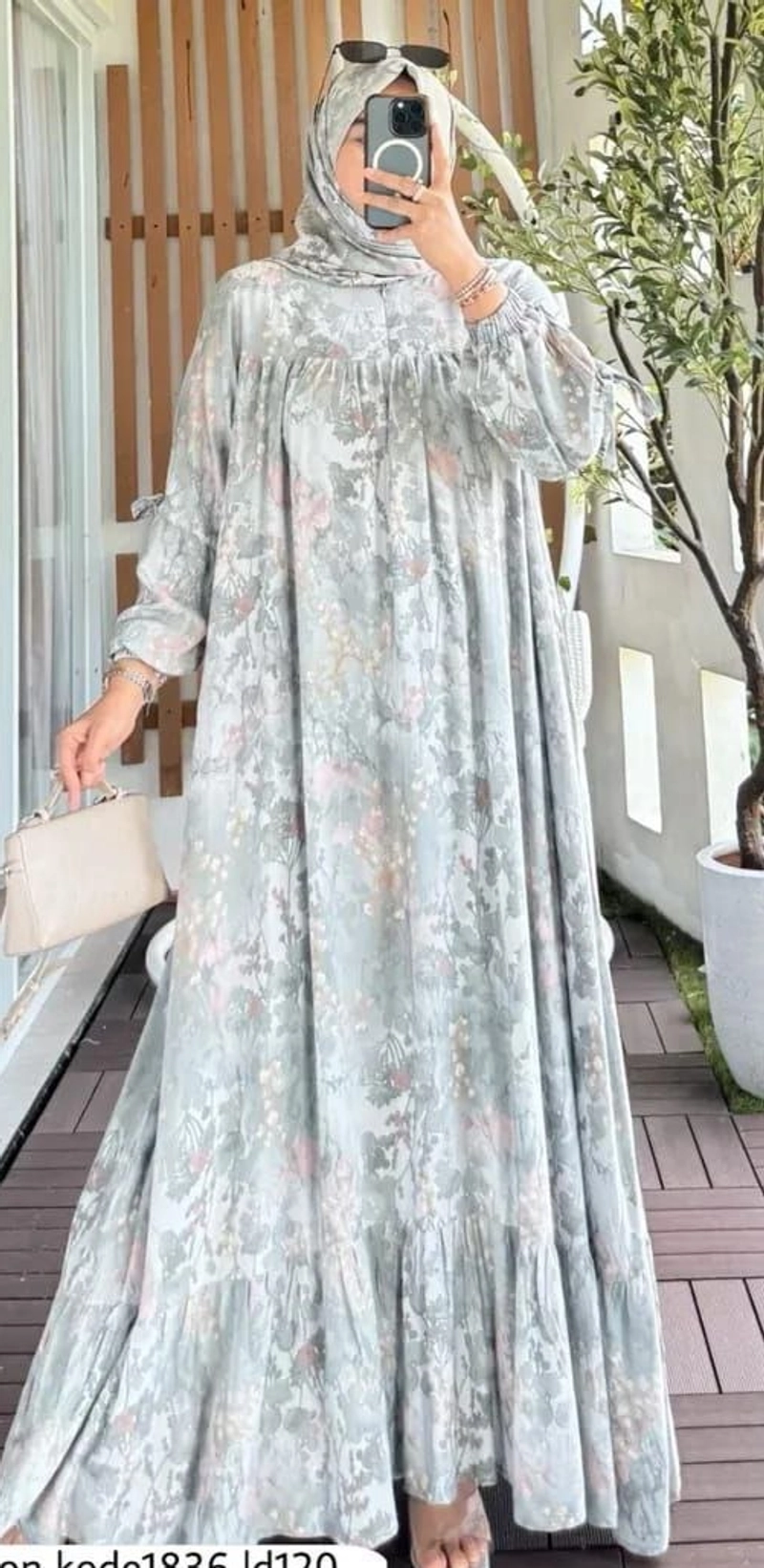 Product image Khisna collection - Drees set hijab Isyana bawah mayung Allsize I1