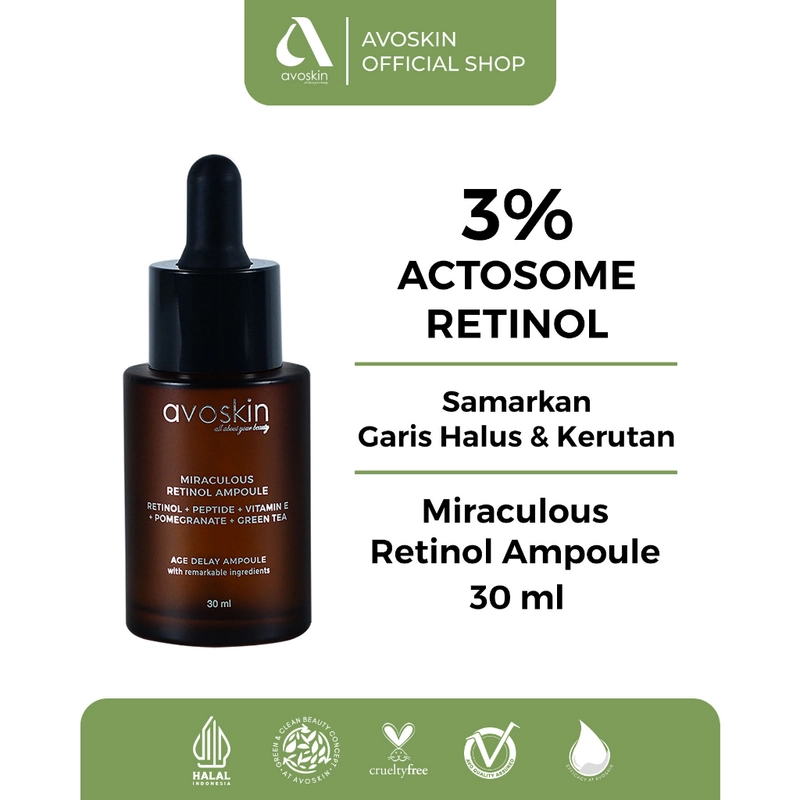 Product image AVOSKIN OFFICIAL - Miraculous Retinol Ampoule Skincare 30 ml Retinol Ampoule