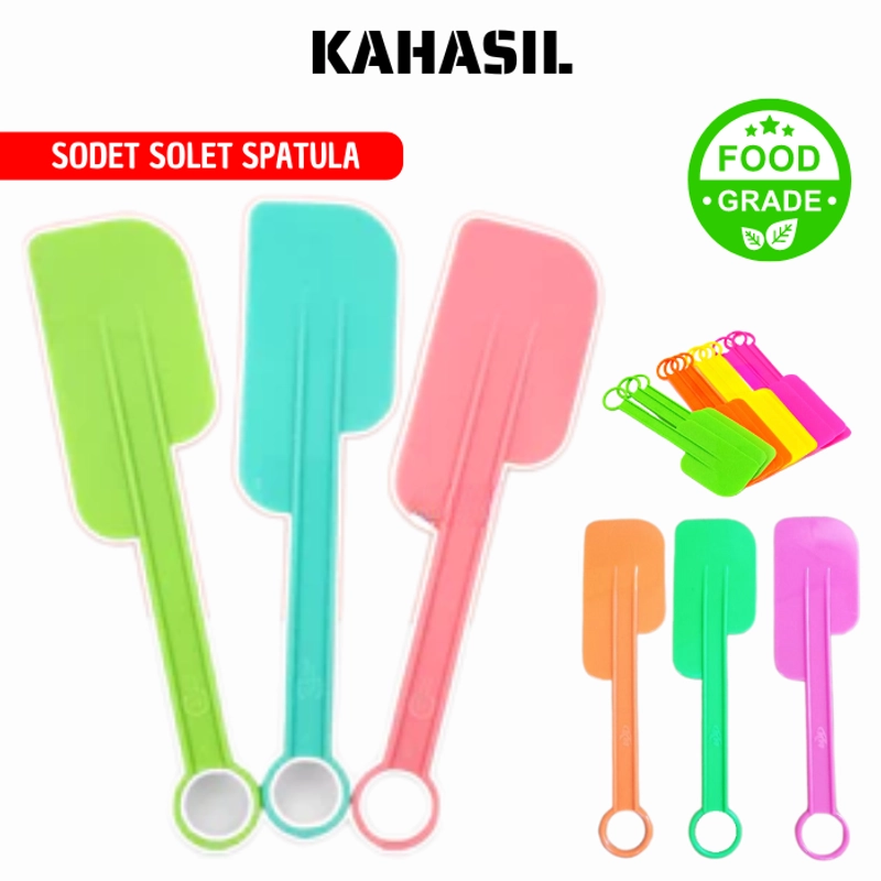 Product image KAHASIL - Spatula Sodet Solet Polesan Kue Sambal Serbaguna KMJ242 RANDOM