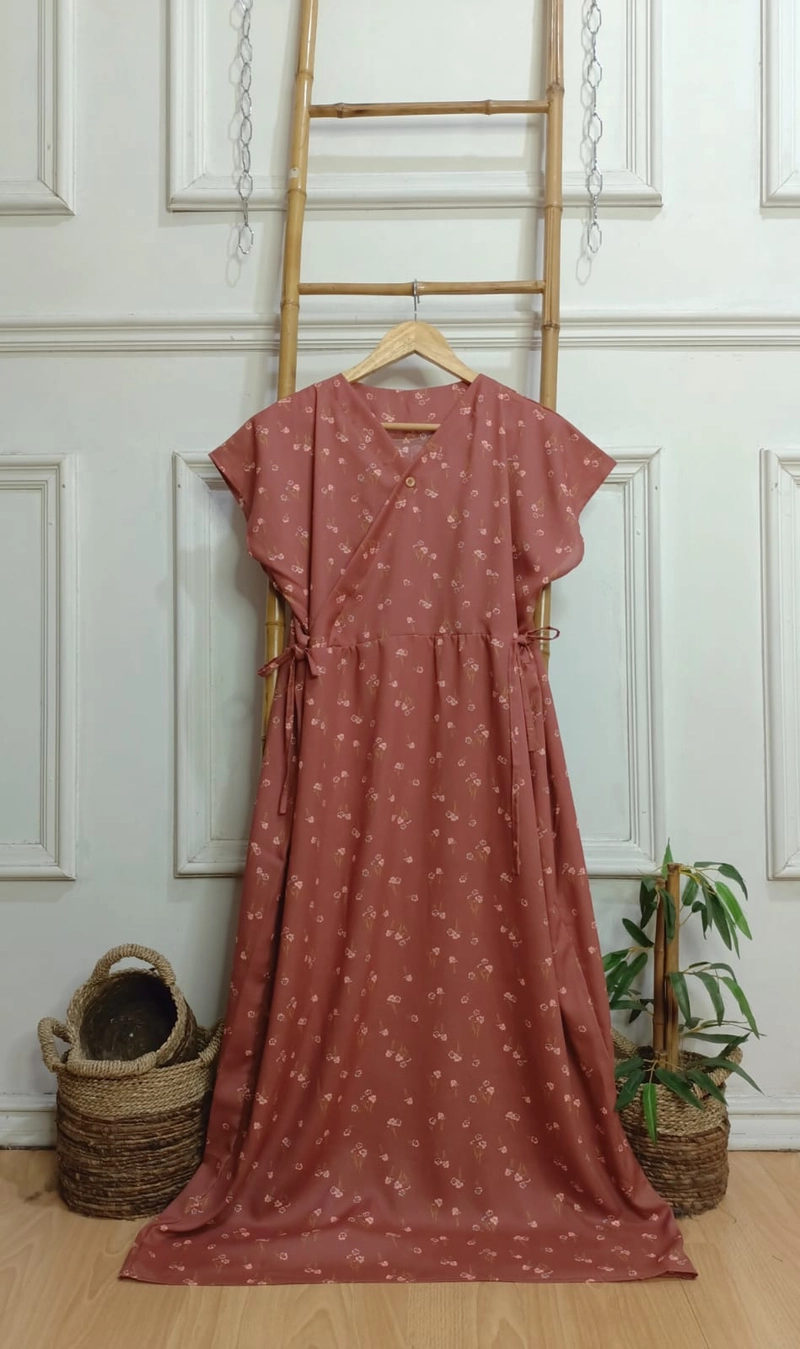 Product image ALMIRA STORE - DASTER KIMONO LONG MOTIF LD 120 dusty