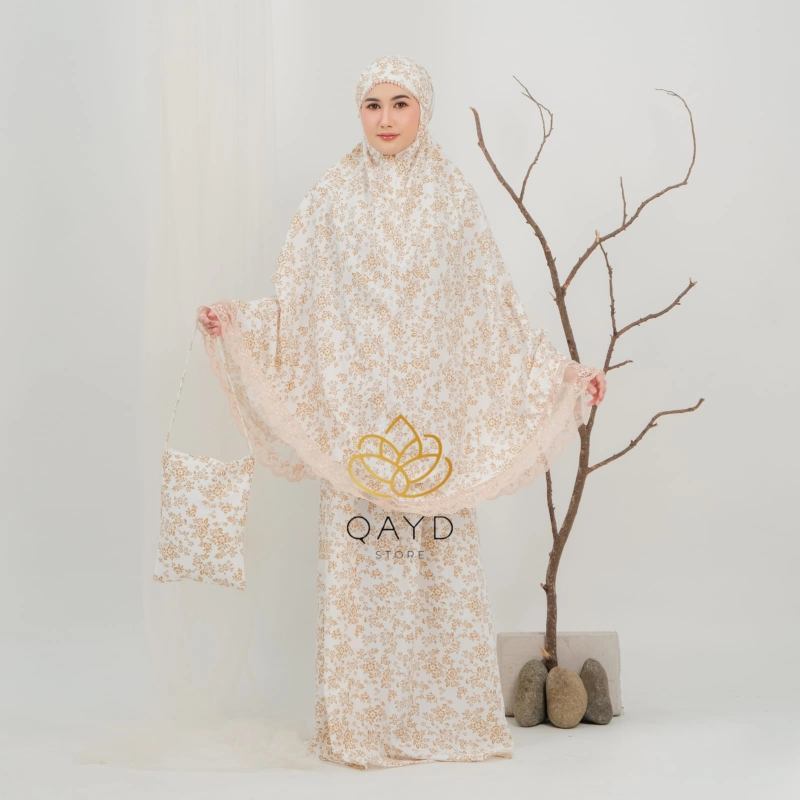 Product image qaydstoreid - BELI 1 GRATIS 1 MUKENA 2IN1 KATUN FOIL PREMIUM katun foil putih
