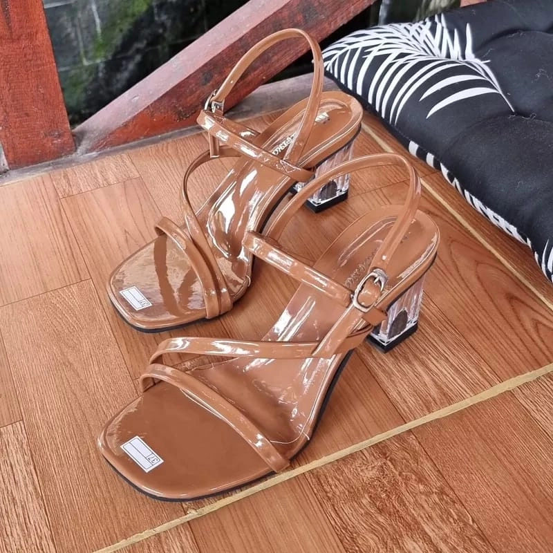 Product image LUXIA - Sandal Hels Wanita 7 Cm Renata -02 37 COKLAT
