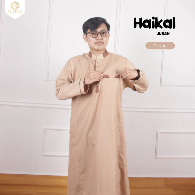Product image Arrikza - JUBAH DEWASA LAKI LAKI HAIKAL (COKSU) XS COKSU