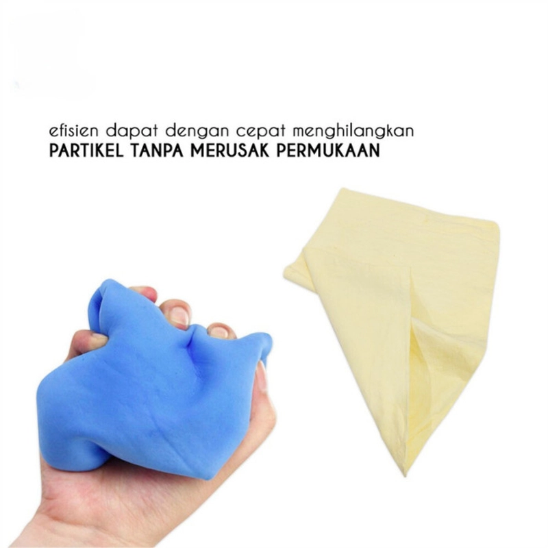 Product image KAMJE Kain Lap Kanebo Motor Mobil Polos Berserat Tebal Jumbo Serbaguna KMJ024 KMJ024 21x16 CM