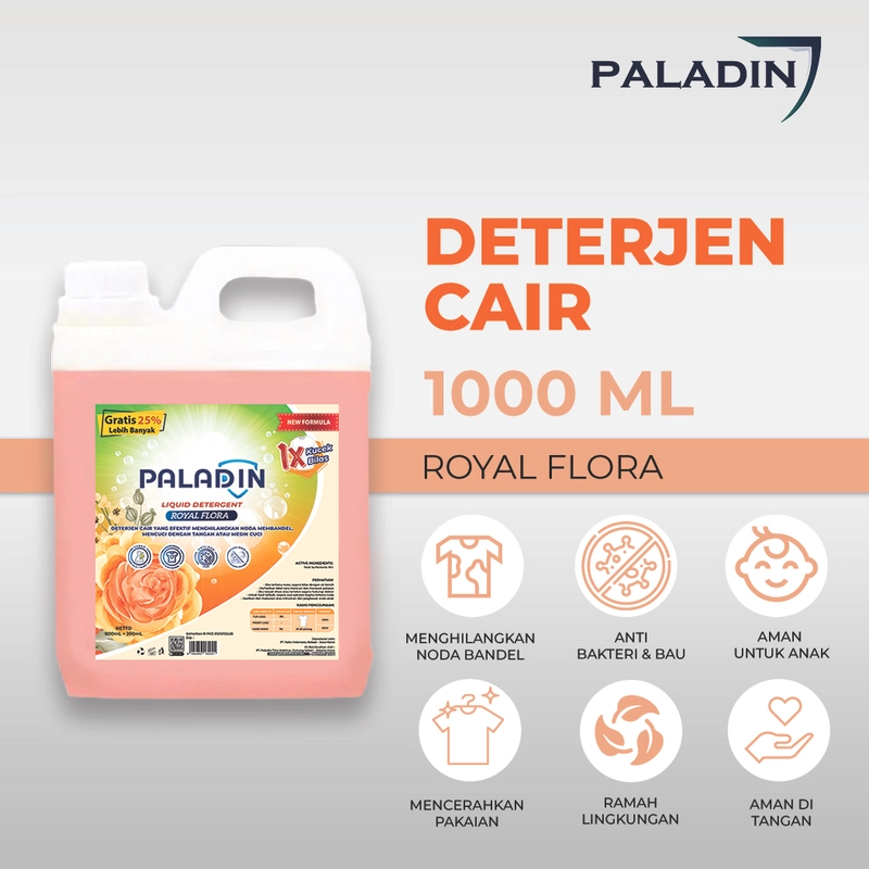Product image Deterjen Cair Royal Flora PALADIN 1L 1000ML Royal Flora