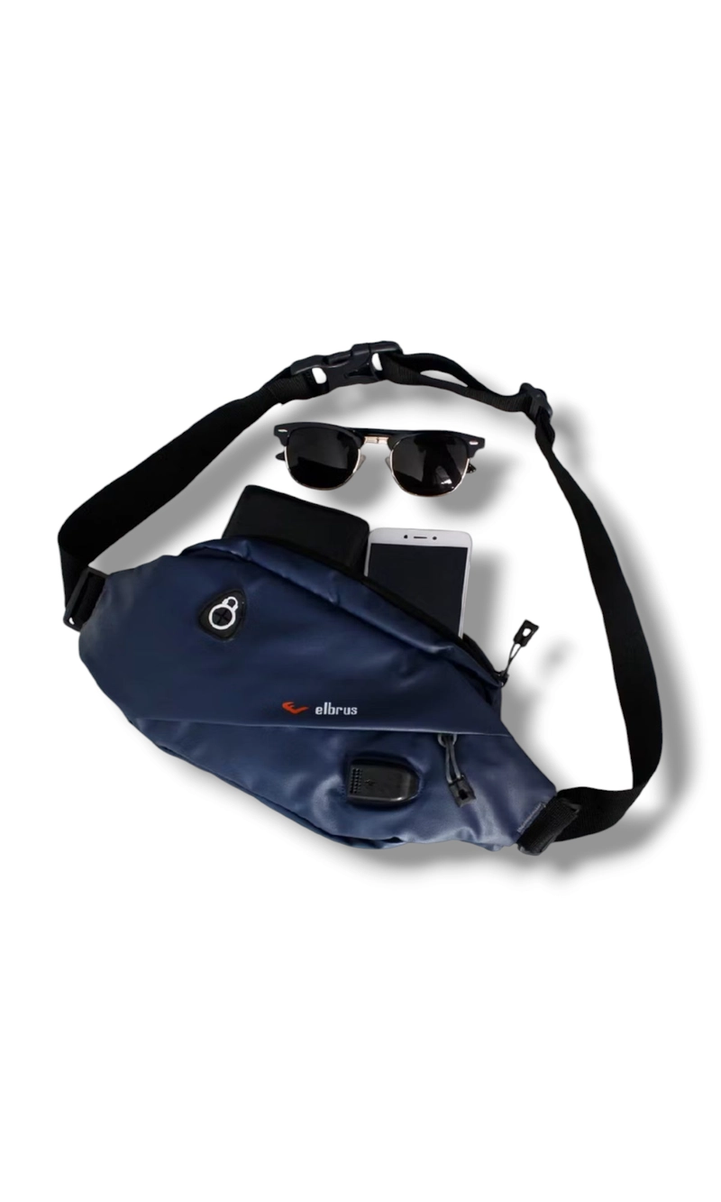 Product image Kalea - Tas pria Weist Bag Elbrus Bimo 23x16x6 cm Hitam