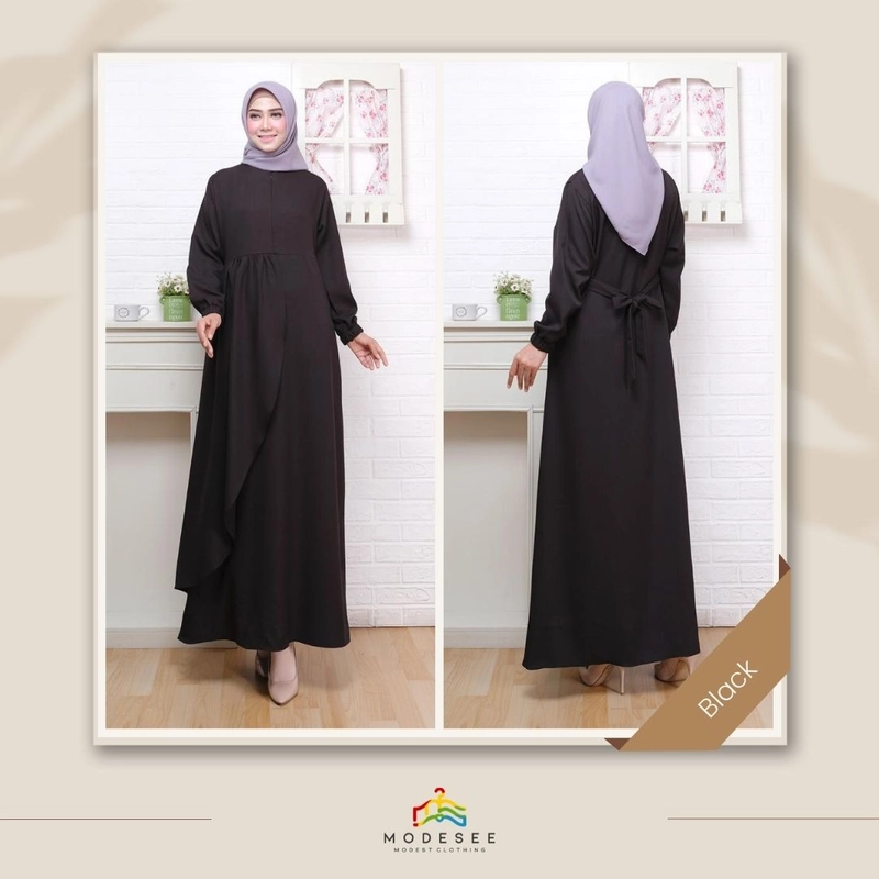 Product image Modesee - Mina Basic Plus Size 1X Black