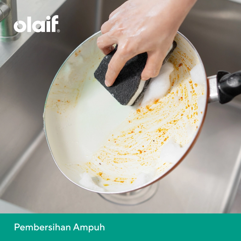Product image Olaif Durable Cleaning Sponge - Spons Cuci Piring - 3pcs isi 3 Pcs