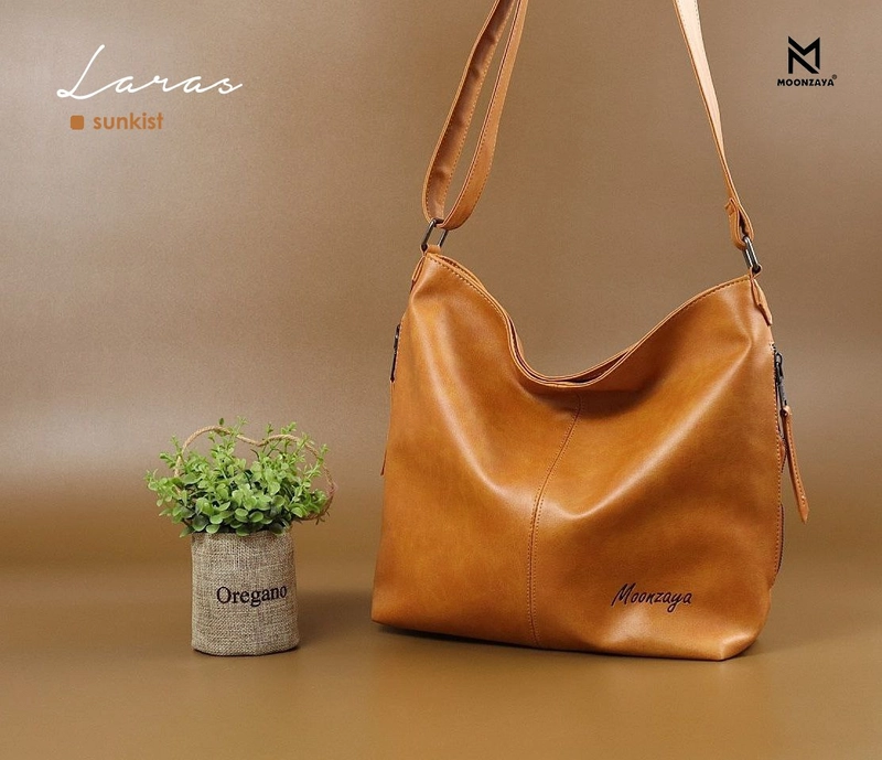 Moonzaya - TAS WANITA LARAS BAG BY MOONZAYA HOBO SUNKIST