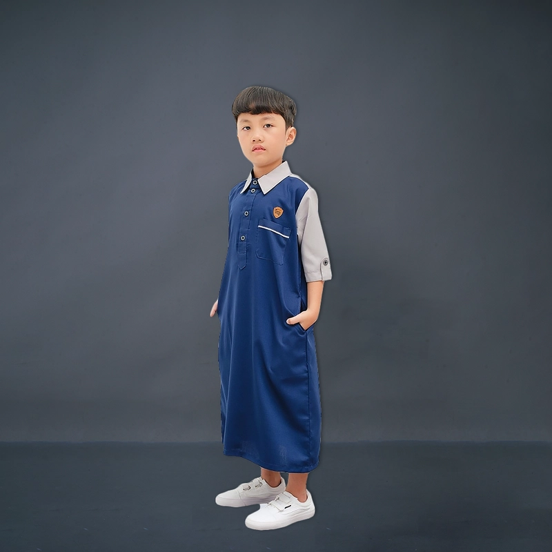 Product image Kawan Muslim - Jubah Gamis Muslim Anak Laki Putih Premium Size 1 Sampai 14 Tahun Lengan Pendek Bahan PUTIH 1&2 TAHUN
