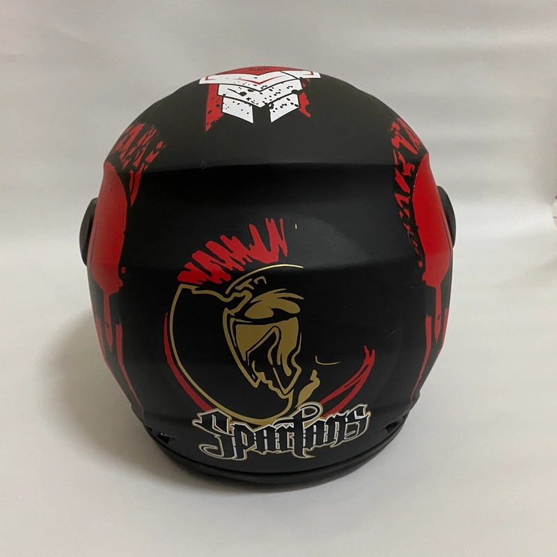 Product image Helm Nuvo Spartan Merah Doff - Helm SNI - Helm Dewasa L Nuvo Spartan Merah Doff