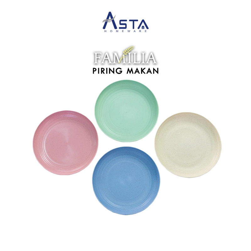 Product image Asta Piring Makan Jerami Gandum Tebal Food Grade - Satuan Warna Beige