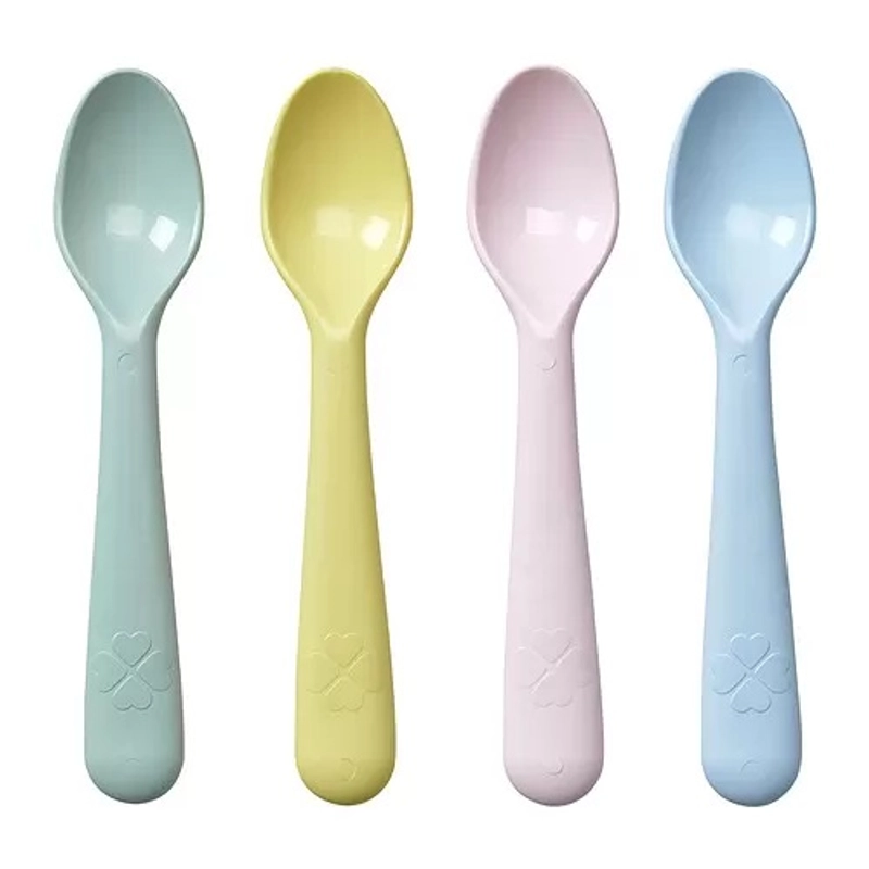 Product image RUMAH RAYA - (PO) Set Sendok Plastik Warna Warni 4 Pcs - KLS005 Set 4 Pcs Mix Colour