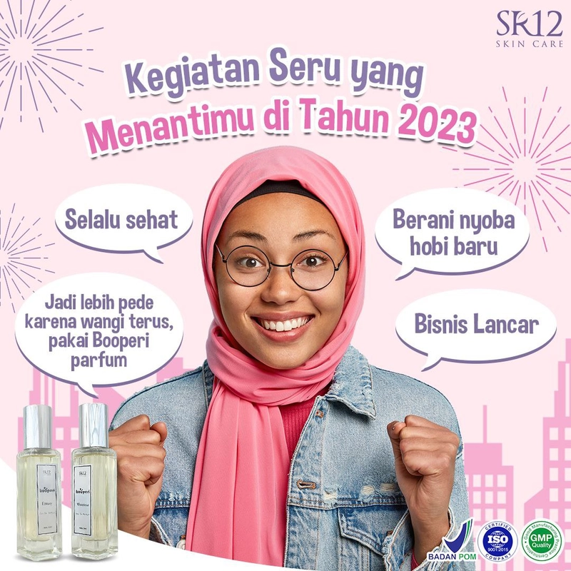 Product image SR12 Parfum Fantasy Booperi Aroma Fresh Segar Maskulin Tahan 12 Jam 30 ml Fantasy