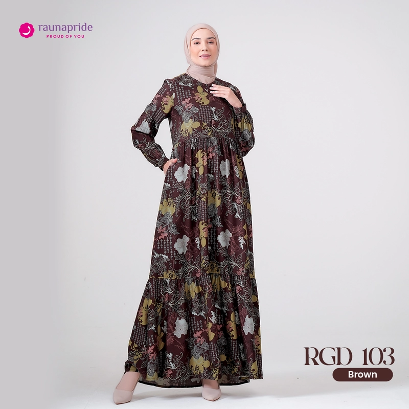 Product image RAUNAPRIDE OFFICIAL - GAMIS DEWASA 103 - RGD 103 S BROWN