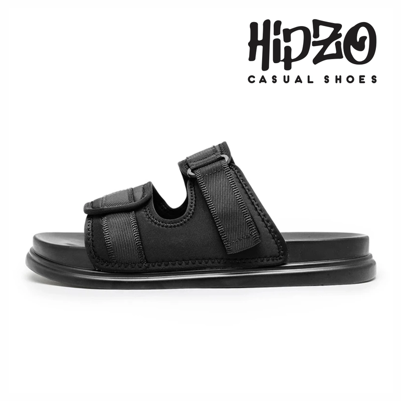 Product image Hipzo - HIPZO Sandal Selop Unisex CT039 Ringan Casual Untuk OOTD Santai Pria Wanita 41 HITAM