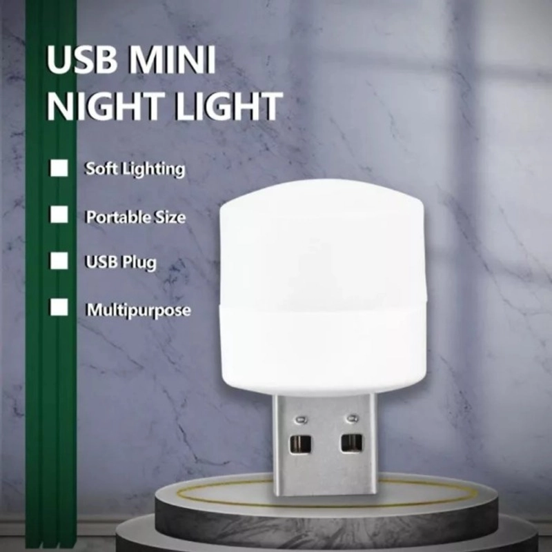Product image V Lights - Buy 1 Get 1 Free - Lampu LED Mini USB Portable RT008 PUTIH
