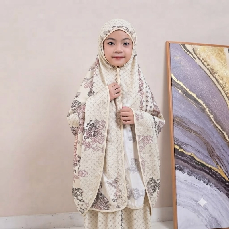 Product image qaydstoreid - BELI 1 GRATIS 1 Mukena Anak Airin Katun Mikro Premium Set Tas / Mukena Anak Perempuan 2-9 Tahun Anak Airin Coksu