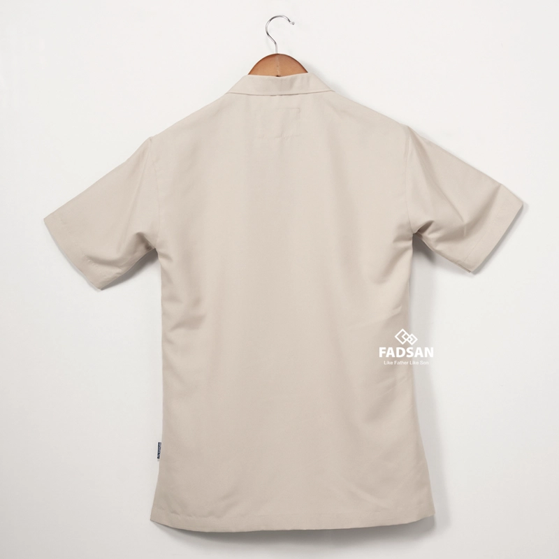 Product image FADSAN - Kemeja Formal Casual Lengan Pendek Ayah dan Anak Warna Bittersweet Mocca - Palta Series SIZE ANAK XS BITTERSWEET MOCCA