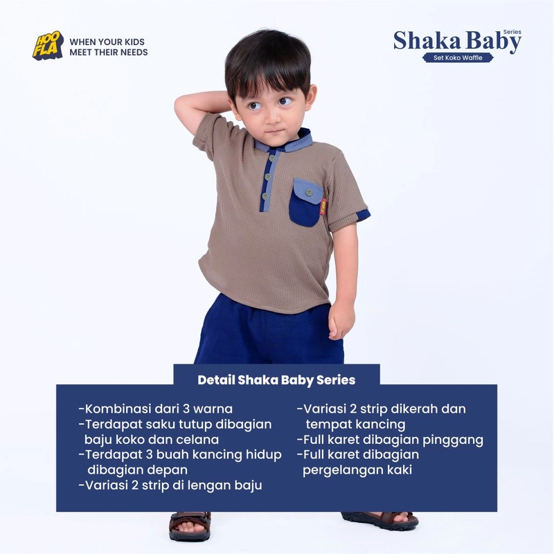 Product image Hoofla - Pakaian Anak Laki-laki Shaka Baby Series S Shaka 01