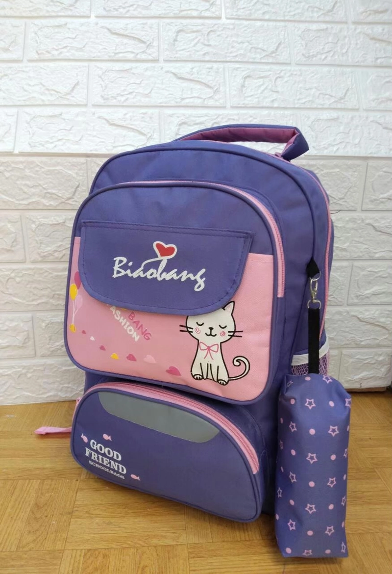 Product image Alcaff - tas Ransel sekolah Kucingsedih 40x30x12 Pink